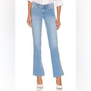 Revolve Dr. Denim Dixy straight in hurricane light blue size 23 NWT